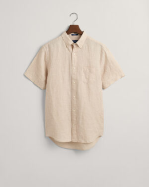 Gant lyhythihainen pellavapaita Reg linen ss shirt