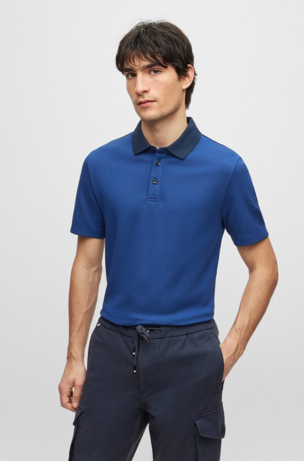 BOSS slim-fit pikeepaita Pitton 44 - Image 2