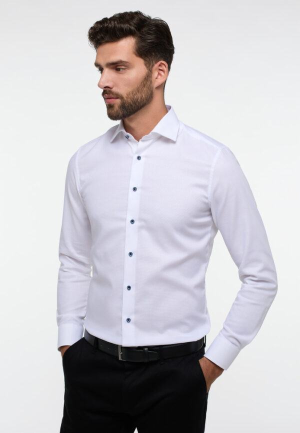 ETERNA kauluspaita slim fit valkoinen - Image 2