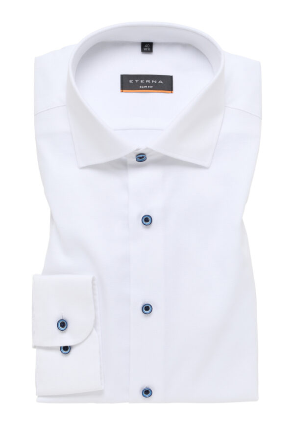 ETERNA kauluspaita slim fit valkoinen - Image 3