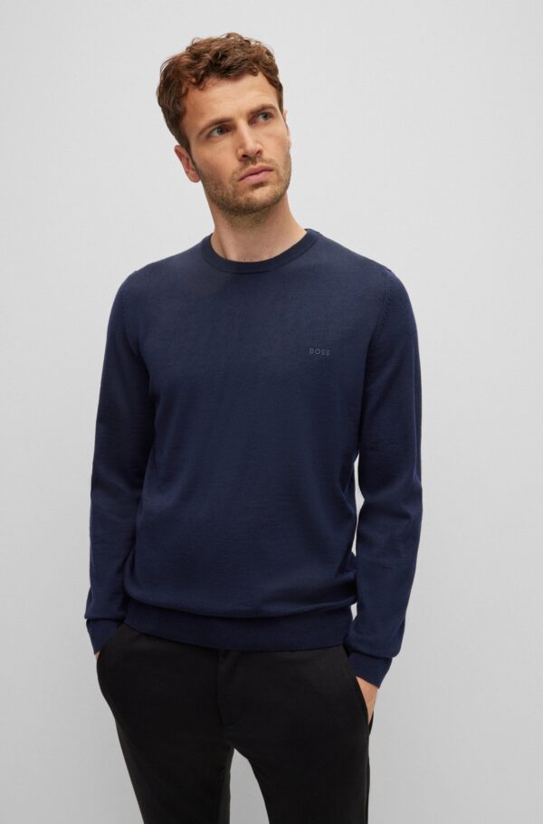 BOSS regular-fit merinoneule Botto-L