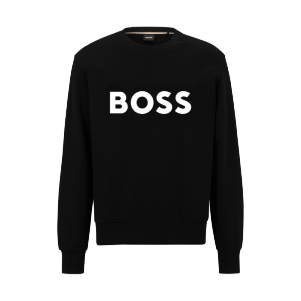 BOSS musta collegepaita - Soleri