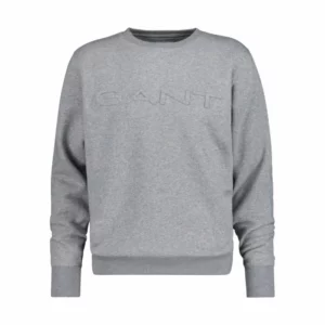 Gant collegepaita embossed sweat c-neck