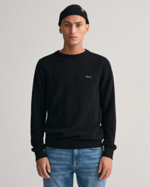 Gant D1. Cotton pique c-neck neule