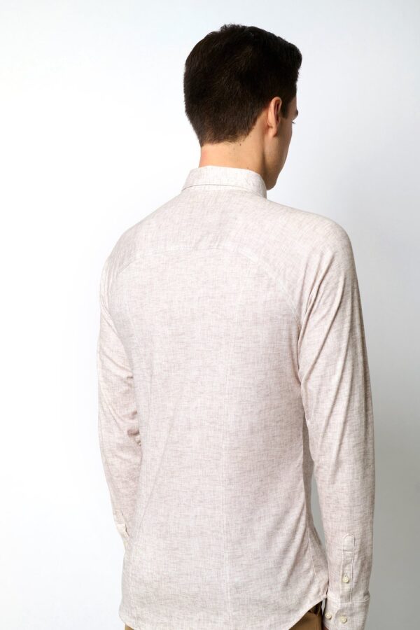 Desoto beige jersey kauluspaita - Image 3