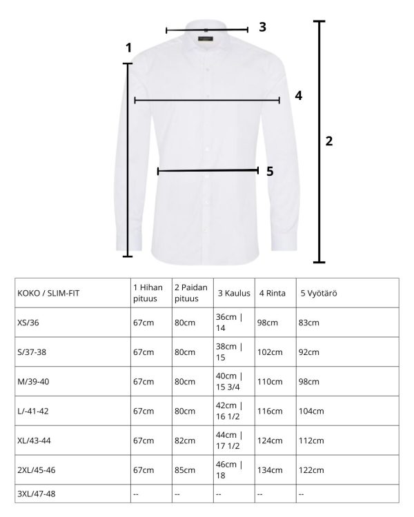 ETERNA kauluspaita slim fit sininen - Image 2