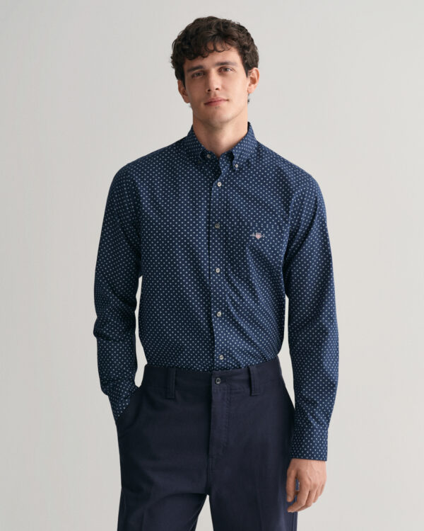 Gant REG MICRO PRINT SHIRT 410 - Image 3