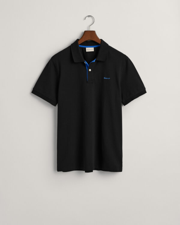 Gant Reg contrast Pique ss rugger - Image 4