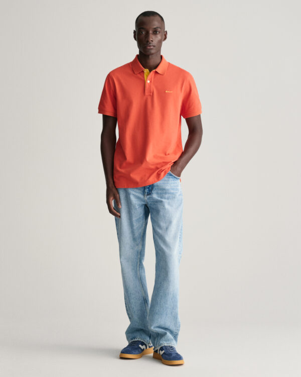 Gant contrast collar pikeepaita - Image 5