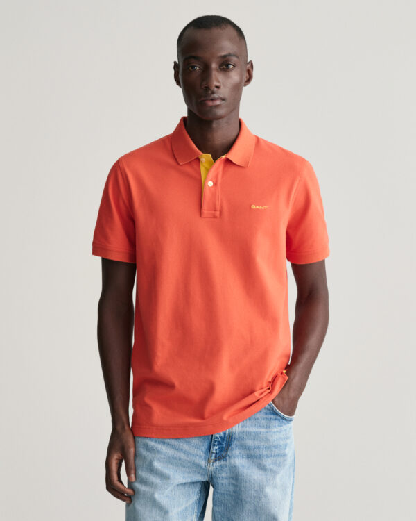 Gant contrast collar pikeepaita - Image 6