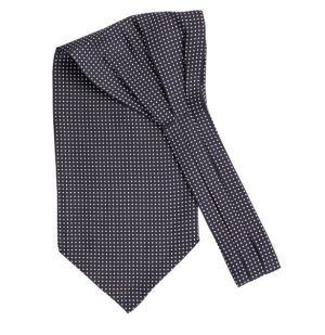 Amanda Christensen musta ascot silkki