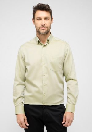 ETERNA kauluspaita modernfit vihreä