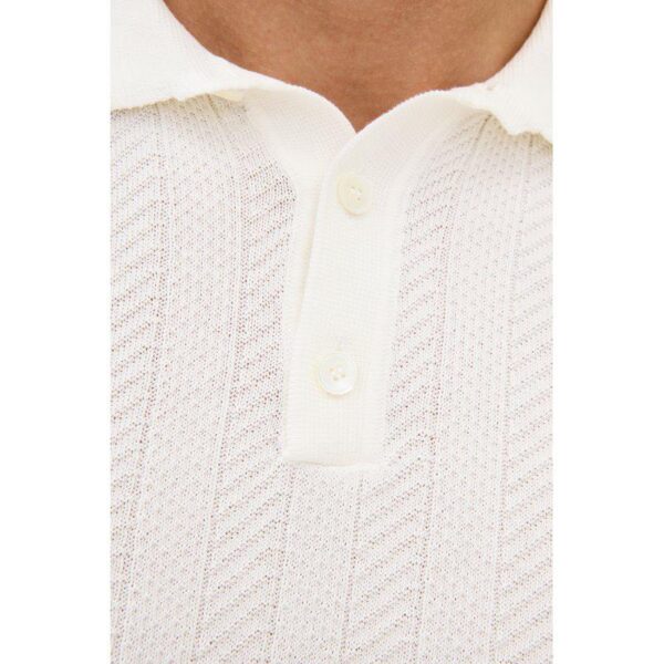Valkoinen pikeepaita Oscar Jacobson barto stripe - Image 3