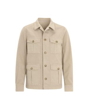Safari shirt-jacket Oscar Jacobson beige