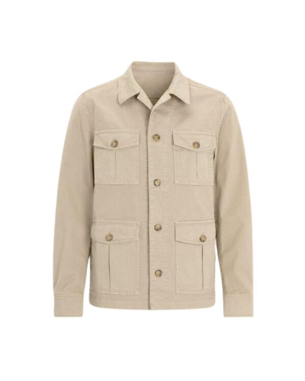 Safari shirt-jacket Oscar Jacobson beige