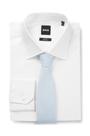 Vaaleansininen solmio BOSS h-tie 7,5