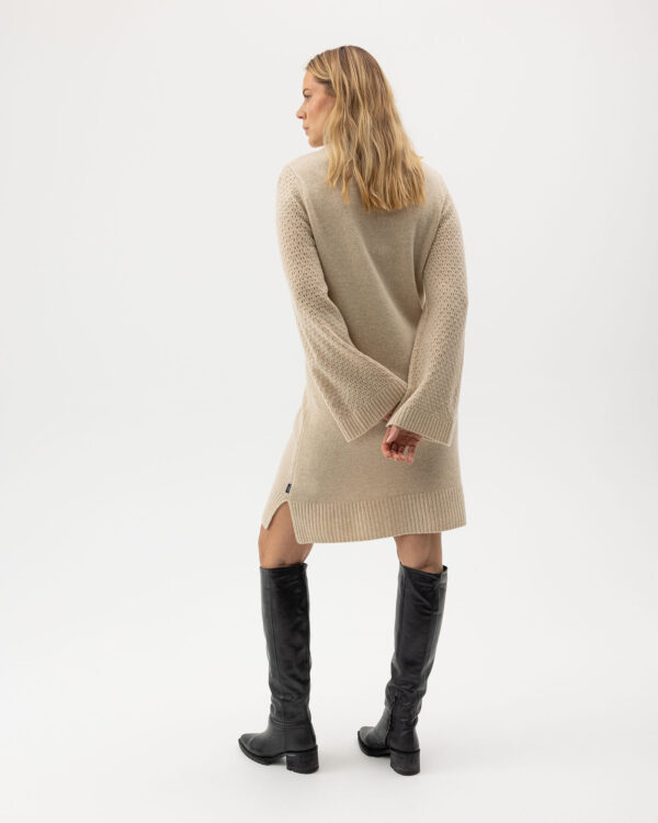 Holebrook Svea Dress neulemekko beige - Image 4