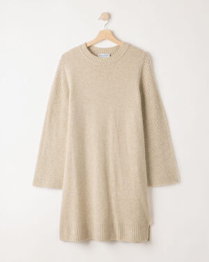 Holebrook Svea Dress neulemekko beige