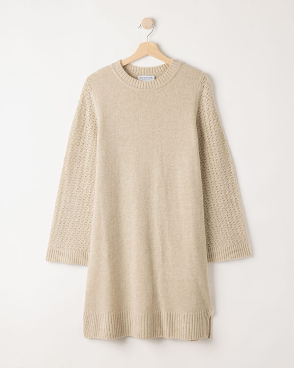 Holebrook Svea Dress neulemekko beige