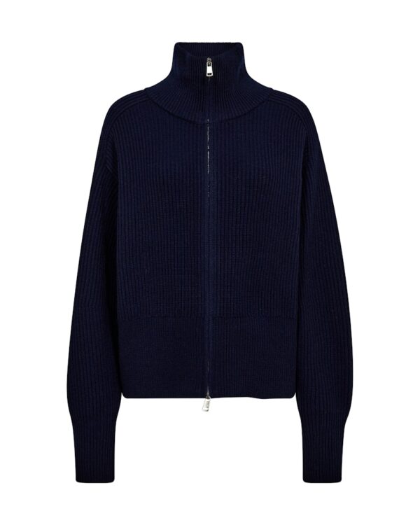 Mos Mosh 'Amity zip knit' neulepusero
