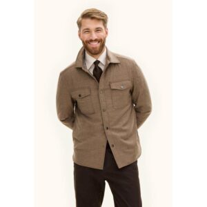 Flanellitakki Oscar Jacobson ’flanell shirt jacket