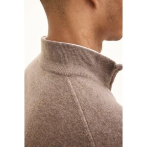 Oscar Jacobson ’Patton Half-zip’ beige