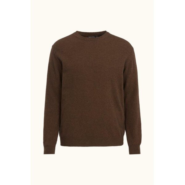 Oscar Jacobson 'Valter Roundneck' ruskea - Image 3