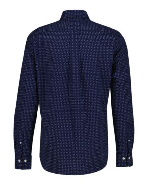 GANT Reg micro print shirt Classic blue 409