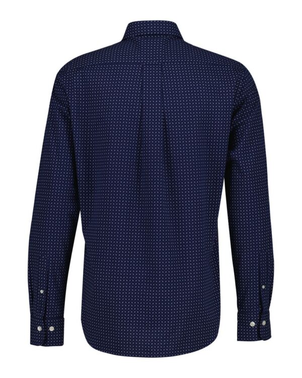 GANT Reg micro print shirt Classic blue 409 - Image 2