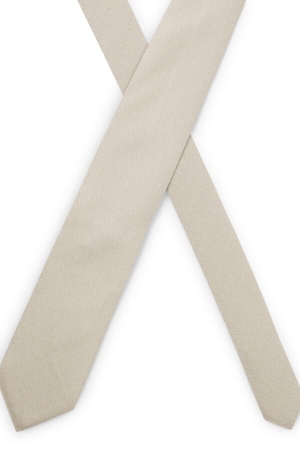 BOSS 'H-TIE CM 7.5 253' kravatti beige/shampanja