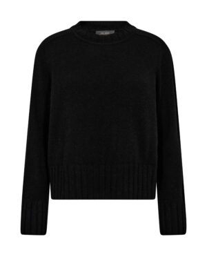Mos Mosh ’zari cashmere crew’ fudge pooloneule