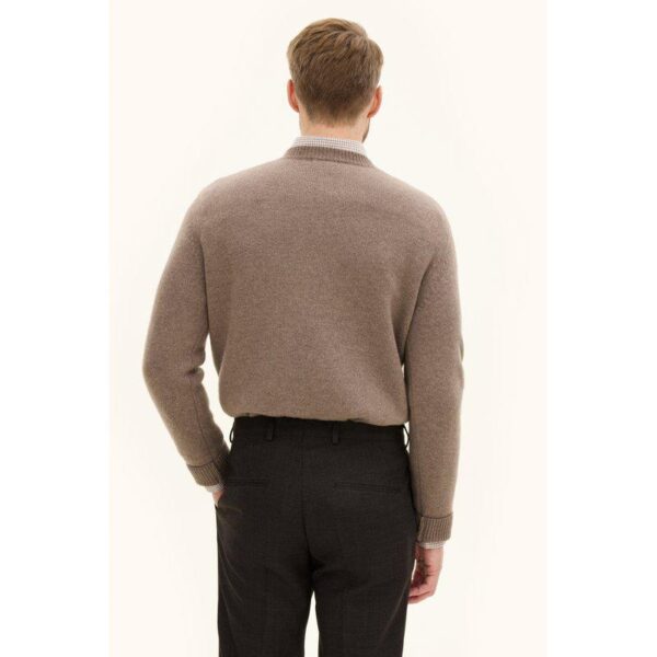 Oscar Jacobson Aston Roundneck' ruskea - Image 4