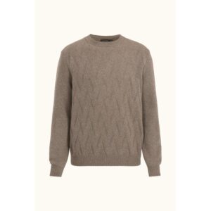 Oscar Jacobson Aston Roundneck’ ruskea